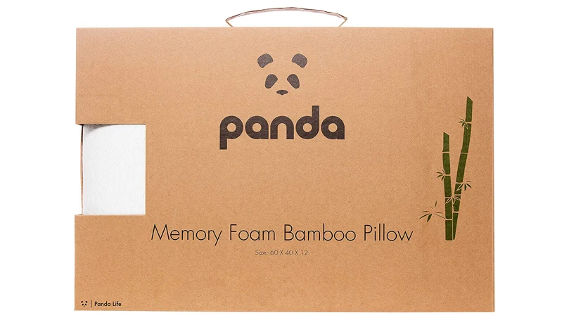 ein Magier der Panda Bambus Memory Foam Kissen Paket