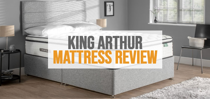 Bild der Arthur Sleep King Arthur Matratze Review.